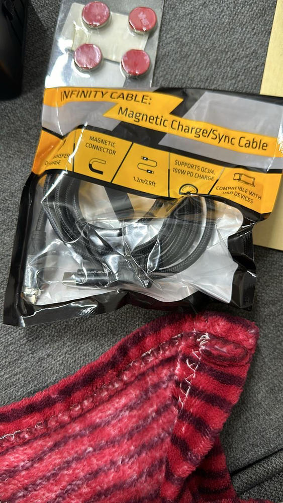 Cable Set Magnetic USB-C 100W Charging Cable: Infinity - Customer Photo From Abdullah Ali