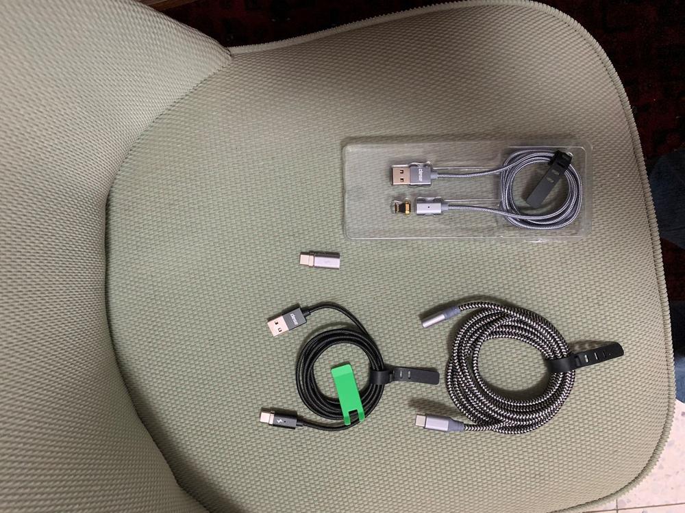 6.56ft (2m) Magnetic Cable 100W For USB-C Laptops: Infinity - Customer Photo From Gaby Goldberg