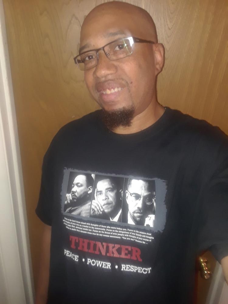 The Thinker T-Shirt - Customer Photo From Kenneth H.