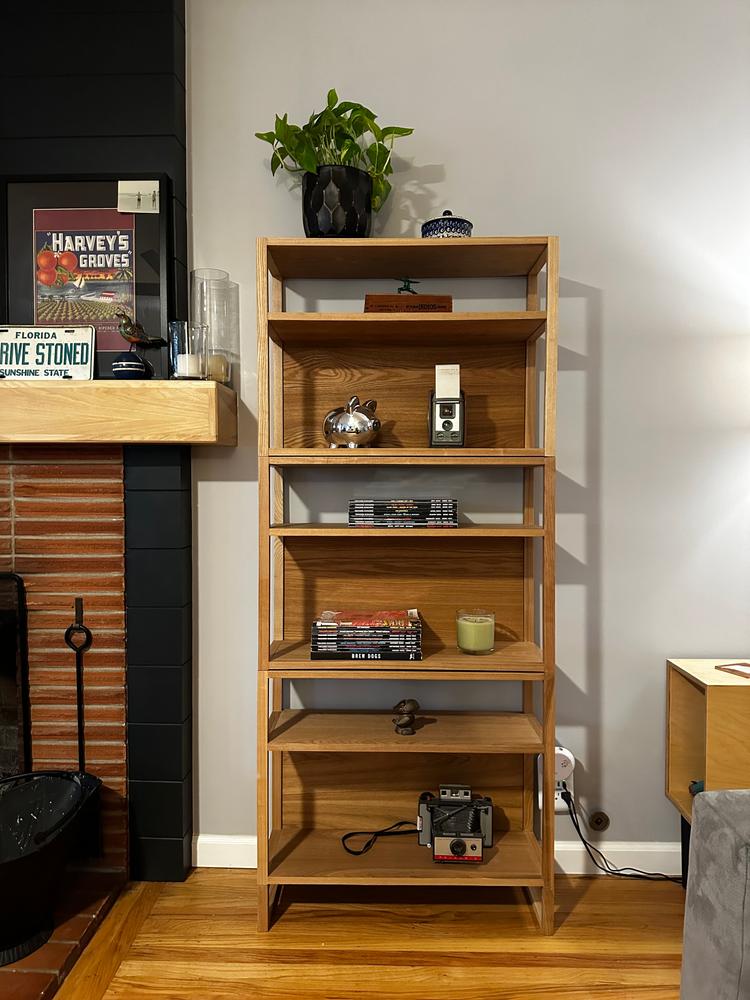 Kobe Wood Modular Shelf - 1 Unit - Customer Photo From Becky W.