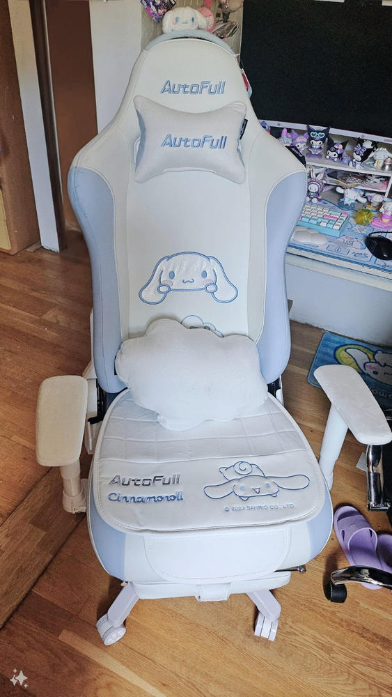 AutoFull & Cinnamoroll Gaming Chair - Customer Photo From Pilar Jarque