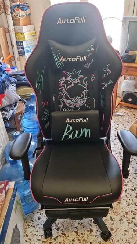AutoFull C3 Gaming Chair, Graffiti Design - Customer Photo From Oscar.p