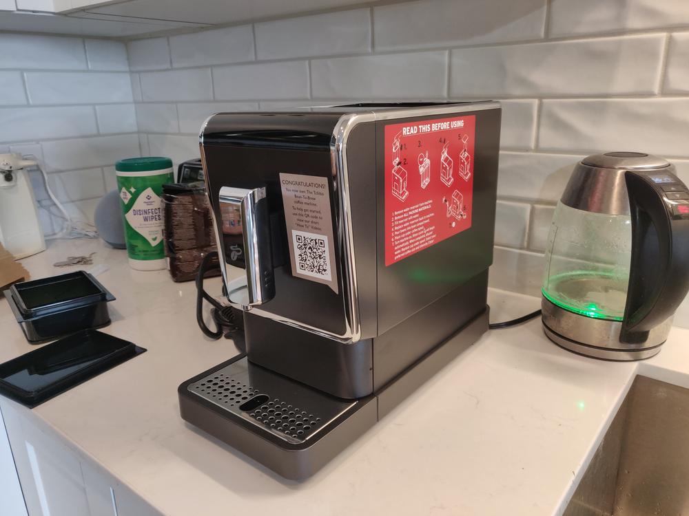  Farenheit Epsilon Super Automatic Coffee Machine, Espresso  Maker and Cafetera Automatica comes w/ 11 Brew Selections, 7 Inch AI  Touchscreen Italian, Self-Cleaning Expresso Barista Brewer (ECM-120): Home  & Kitchen