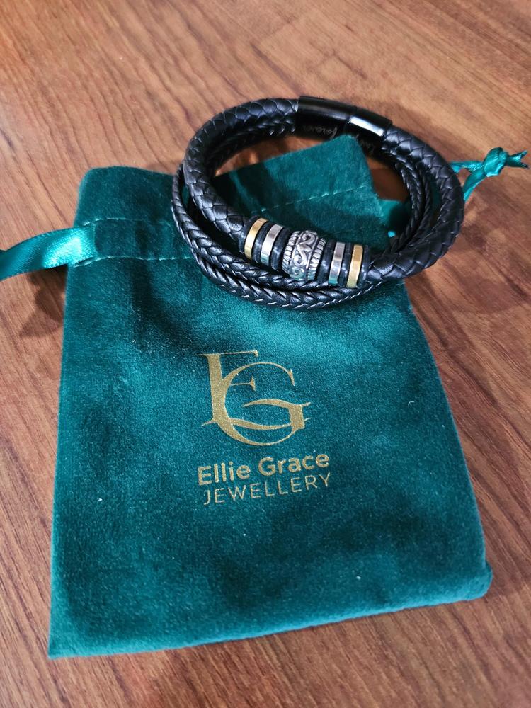 To My Grandson ‘Love You Forever’ Bracelet - Customer Photo From Ines Armour