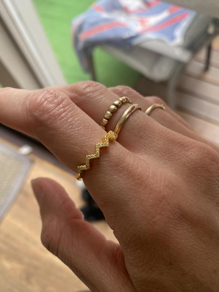 Highs and Lows Ring - Customer Photo From Amber Whalan