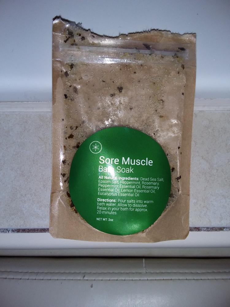 Sore Muscle Bath Soak - Customer Photo From Don Williams