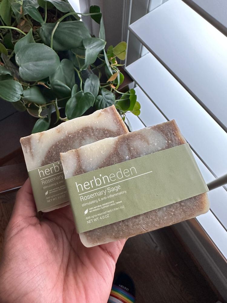 Rosemary & Sage Bar Soap - Customer Photo From Briana C.