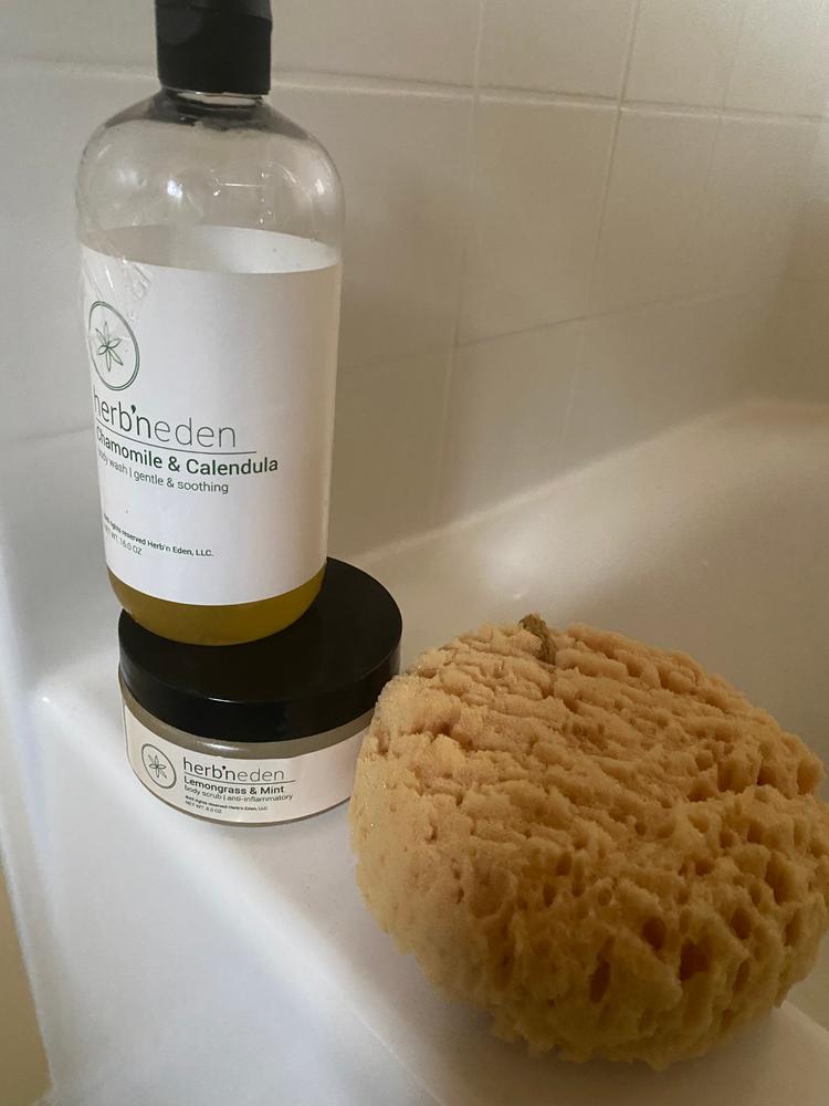 Lemongrass & Mint Body Scrub - Customer Photo From Shayla C.