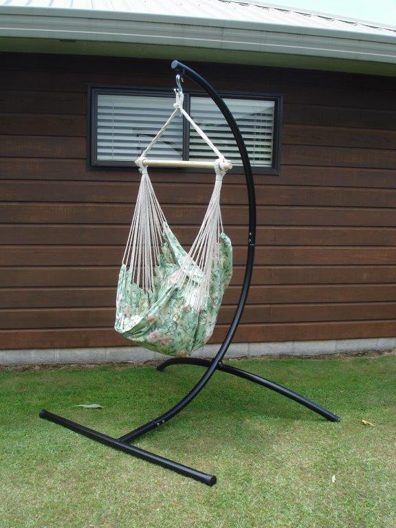 Curved Chair Hammock Stand - Customer Photo From Lizzie Partington