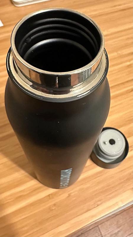 DRINKPOD Hydromate 20 oz. Black Stainless Steel Vacuum Insulated