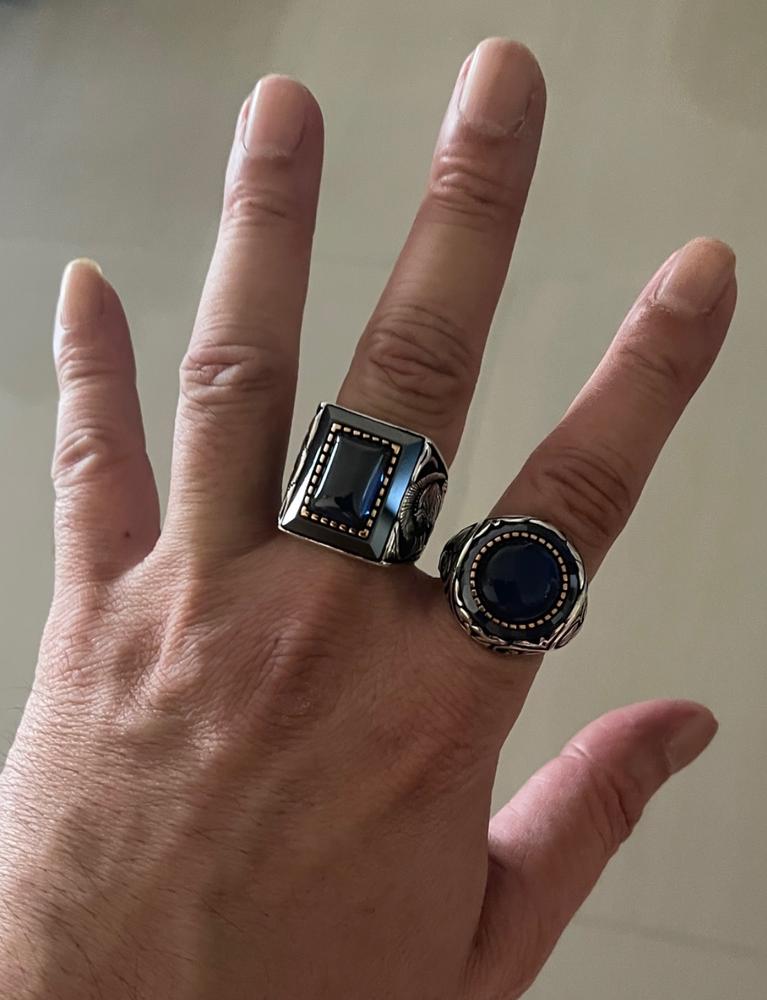 eyes only eyesring シルバー925 目の形状リング 青い瞳 eyes only eyesring シルバー925 目の形状リング 青い瞳 - メルカリ