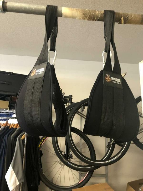 Gymreapers Hanging Ab Straps - Black