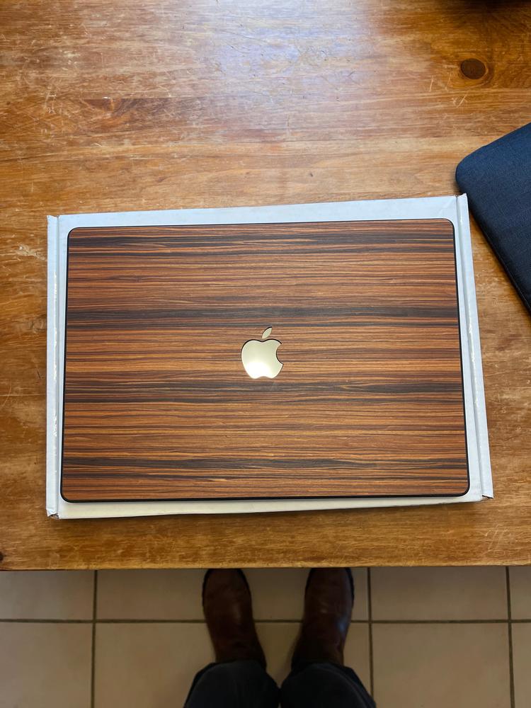 MacBook Wood Case - Customer Photo From Maria
