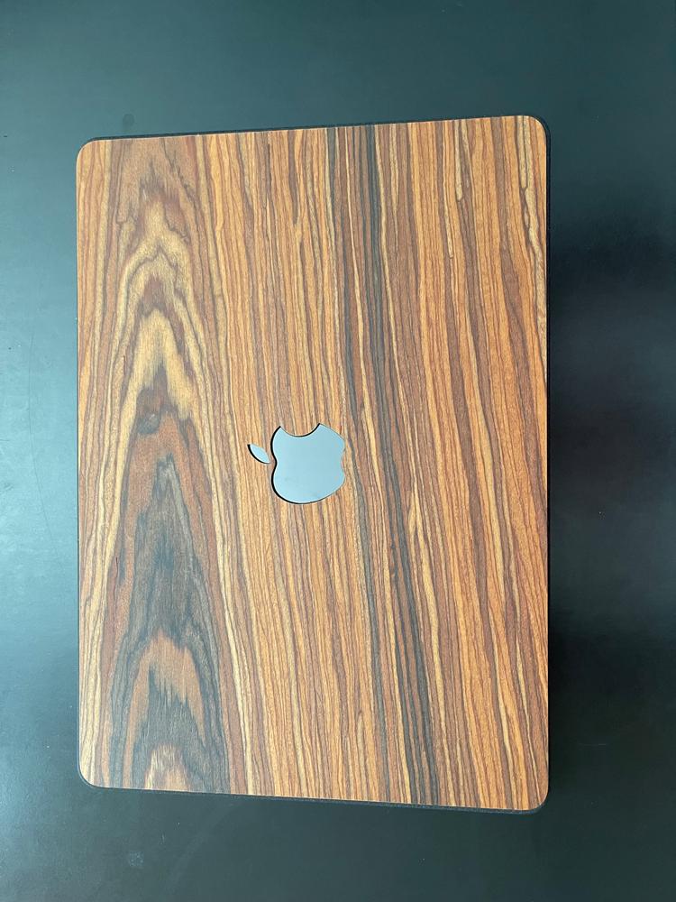 MacBook Wood Skin - Customer Photo From Alex E