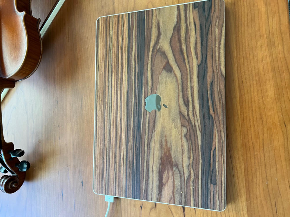 MacBook Wood Skin - Customer Photo From Allen Brown