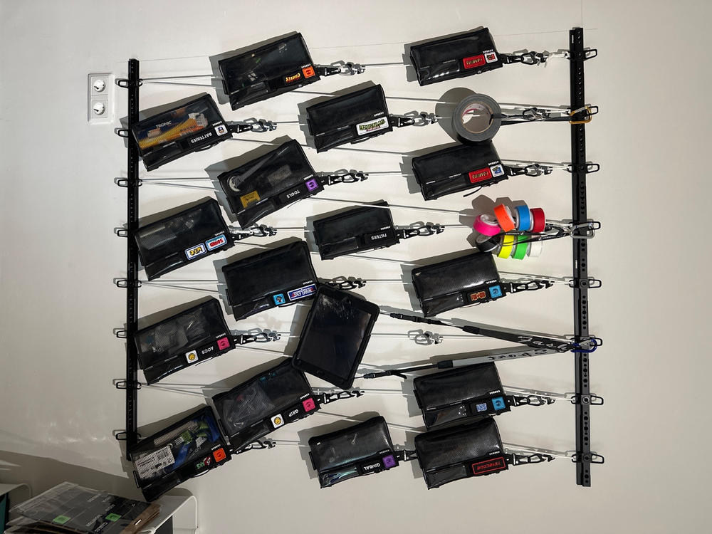 CRDWALL MKII 2 Tracks 8 Mounts - Customer Photo From Joram Hartmann