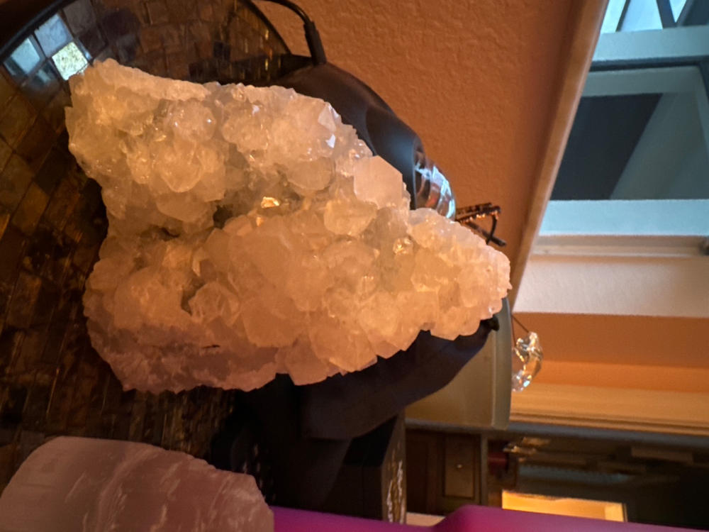 Zeolite with Apophyllite Cluster - Customer Photo From Dawn D.