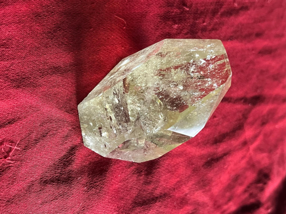 Natural Citrine Polygon - Customer Photo From Caleb H.