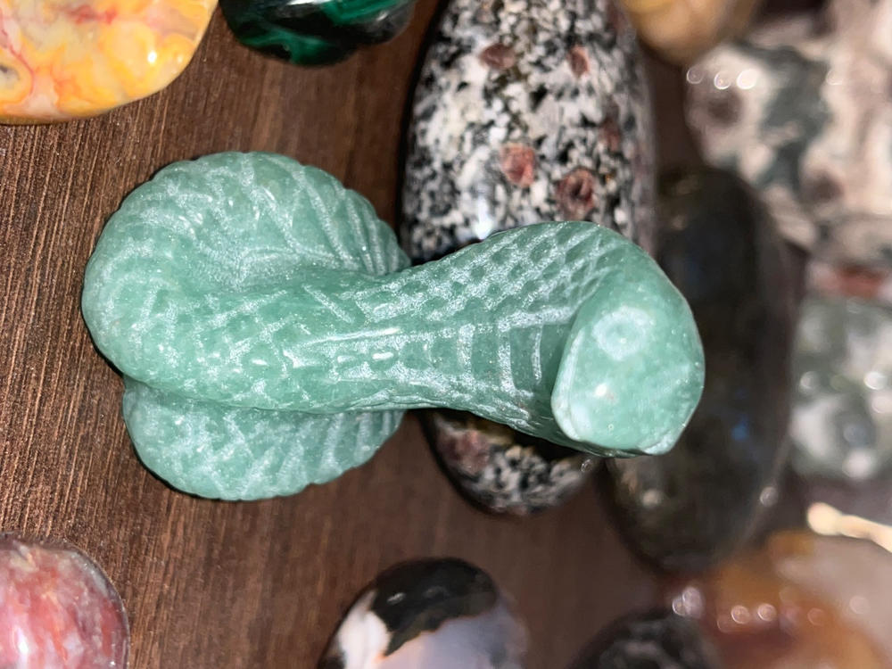 Green Aventurine Cobra - Customer Photo From Caleb Hartmann