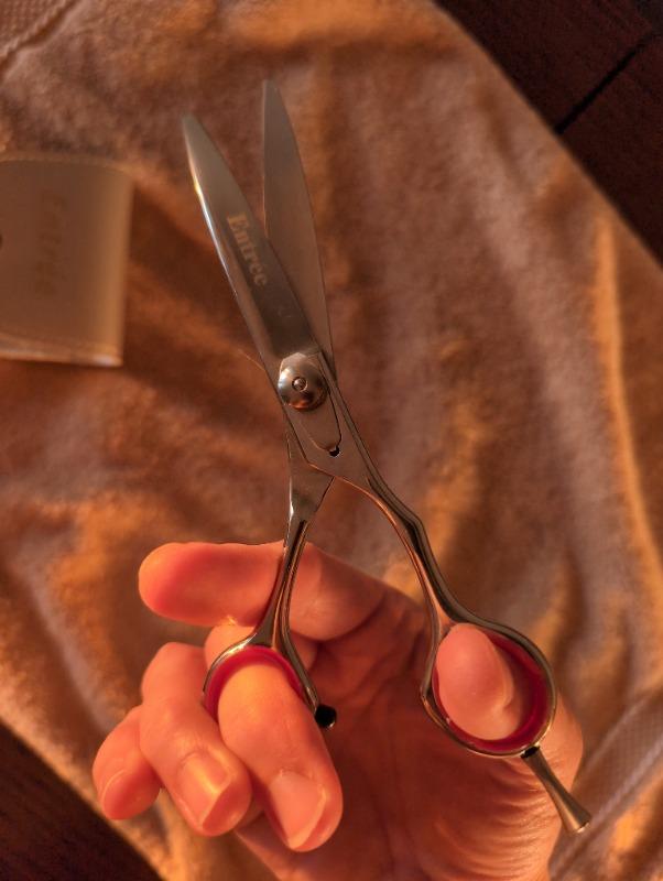 Geib Entrée Shears - Curve Right - Customer Photo From Dena Wilkinson