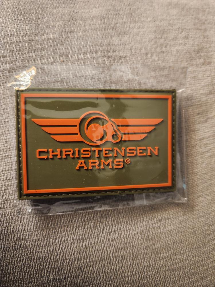 Christensen Arms 3D PVC Patch - Customer Photo From Doug Taylor⁹