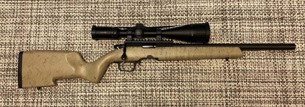 Ultralight PRSR-X2 Scope Rings - Med Height, 1" Tube - Customer Photo From Marcus Rigdon