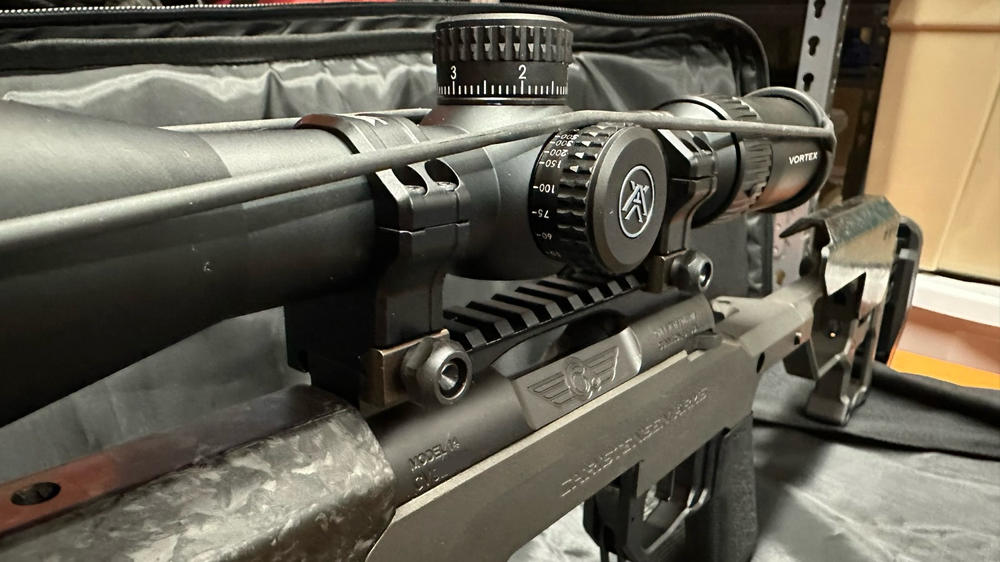 Ultralight PRSR-X2 Scope Rings - High Height, 30mm Tube - Customer Photo From Jake Yeager