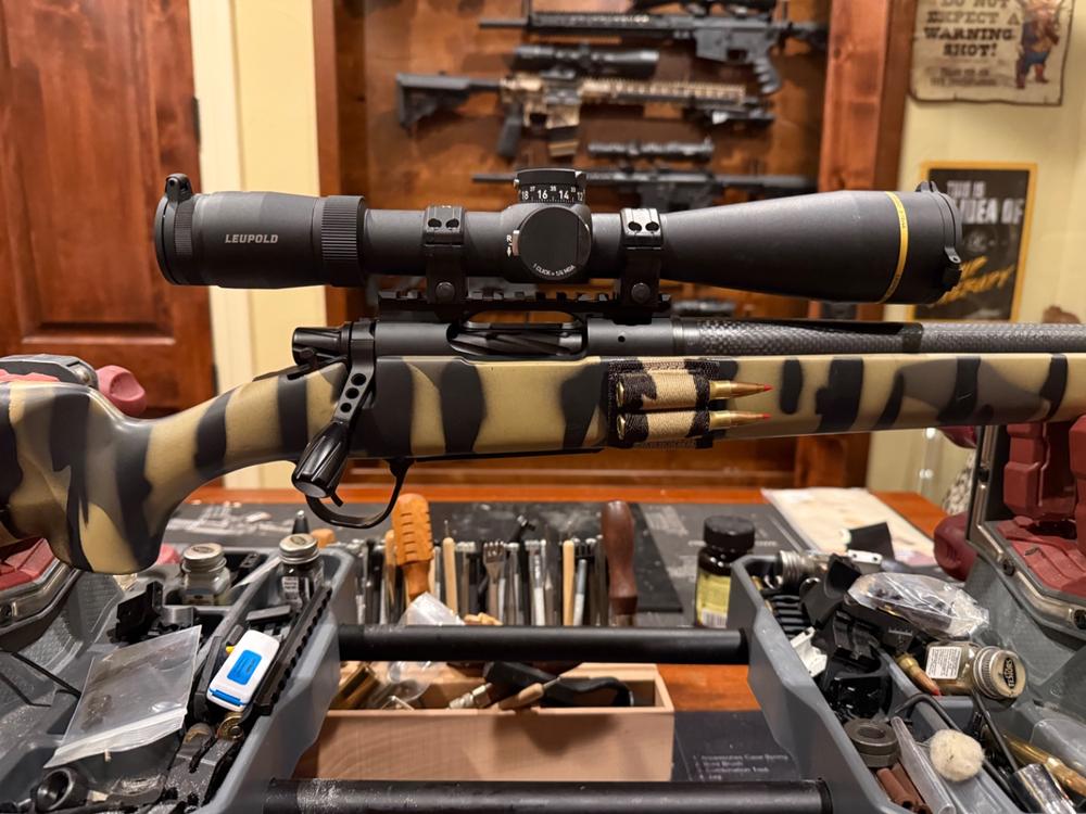 Ultralight PRSR-X2 Scope Rings - Low Height, 30mm Tube - Customer Photo From Frank Gallagher