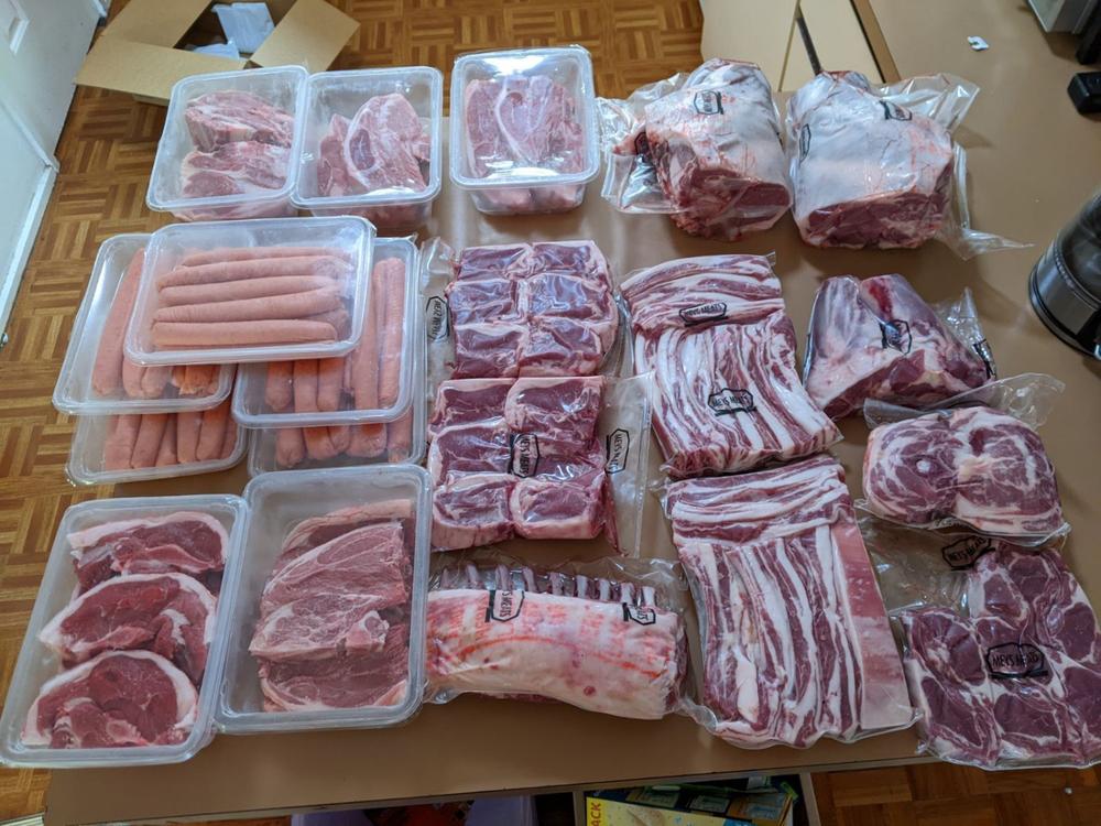 Whole Lamb Pack sliced free - Customer Photo From Coreylee Shepherd