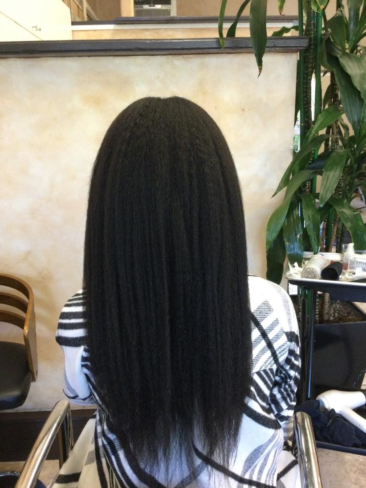 Relaxed Natural - Natural Hair Extensions - Customer Photo From Ada Johnson
