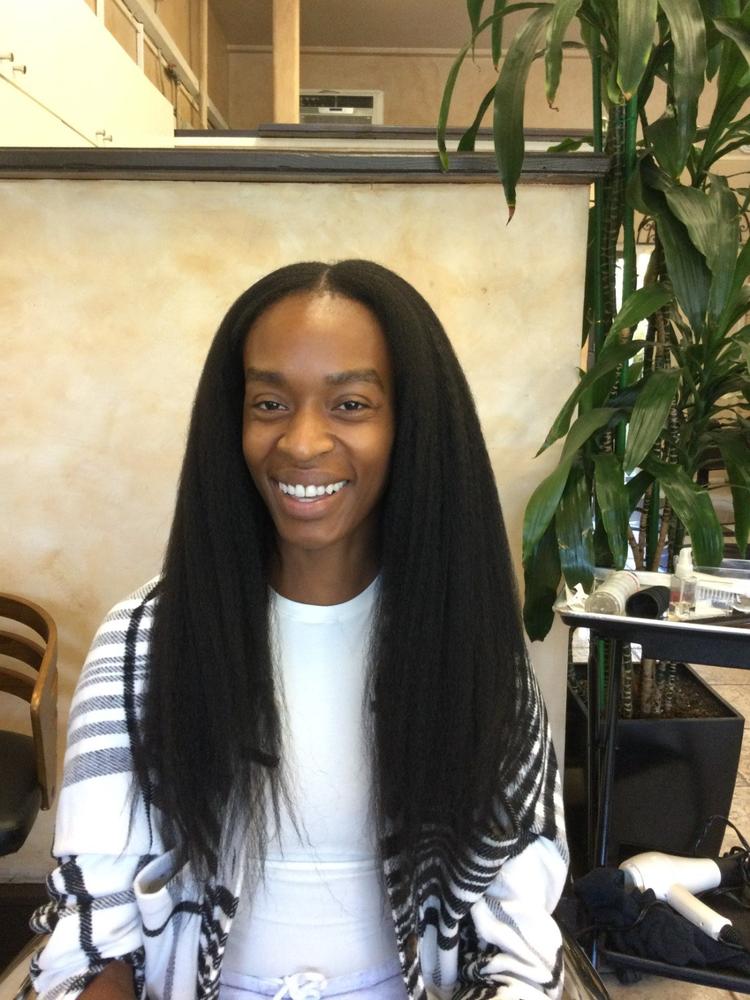 Relaxed Natural - Natural Hair Extensions - Customer Photo From Ada Johnson