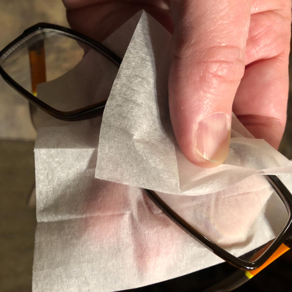 Handy Clean Lens Cleaning Wipes Individually Wrapped Wipes - Customer Photo From Anonymous