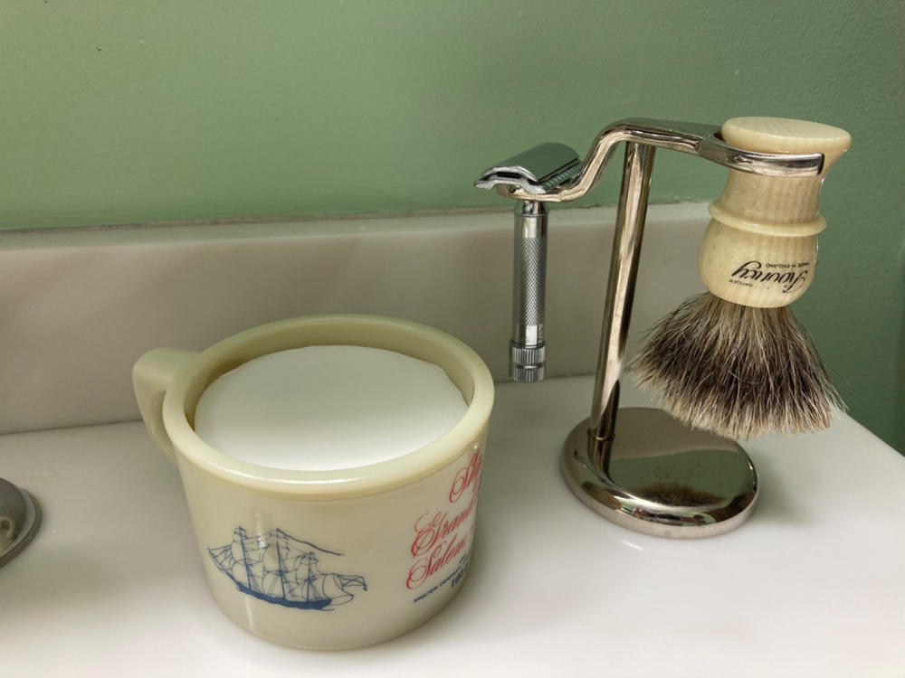 Classic Shaving Mug Soap - 3" Large - Customer Photo From William Vollmer