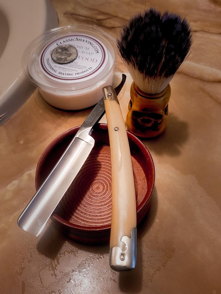 Classic Shaving Mug Soap - 3" Large - Customer Photo From Justin