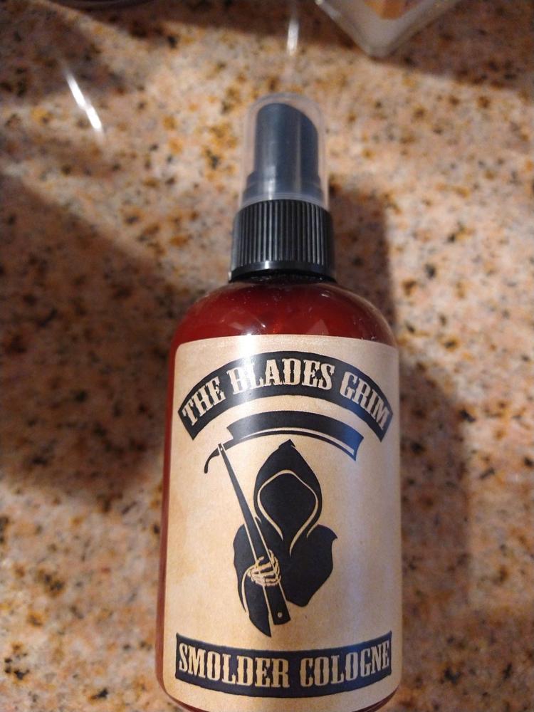 Smolder Cologne - 100 ML - By The Blades Grim - Customer Photo From Daniel w Kelly