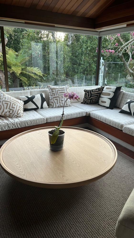 Byron Round Coffee Table - Customer Photo From Ian Brackenbury