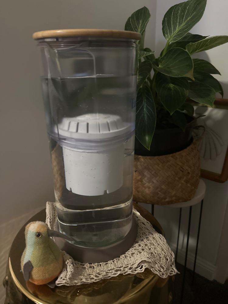 3.5L Glass Carafe Alkaline Water Filter - Natural - Customer Photo From Nerissa Prasad