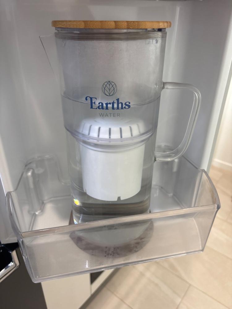 3.5L Glass Carafe Alkaline Water Filter - Natural - Customer Photo From Renee Judkins