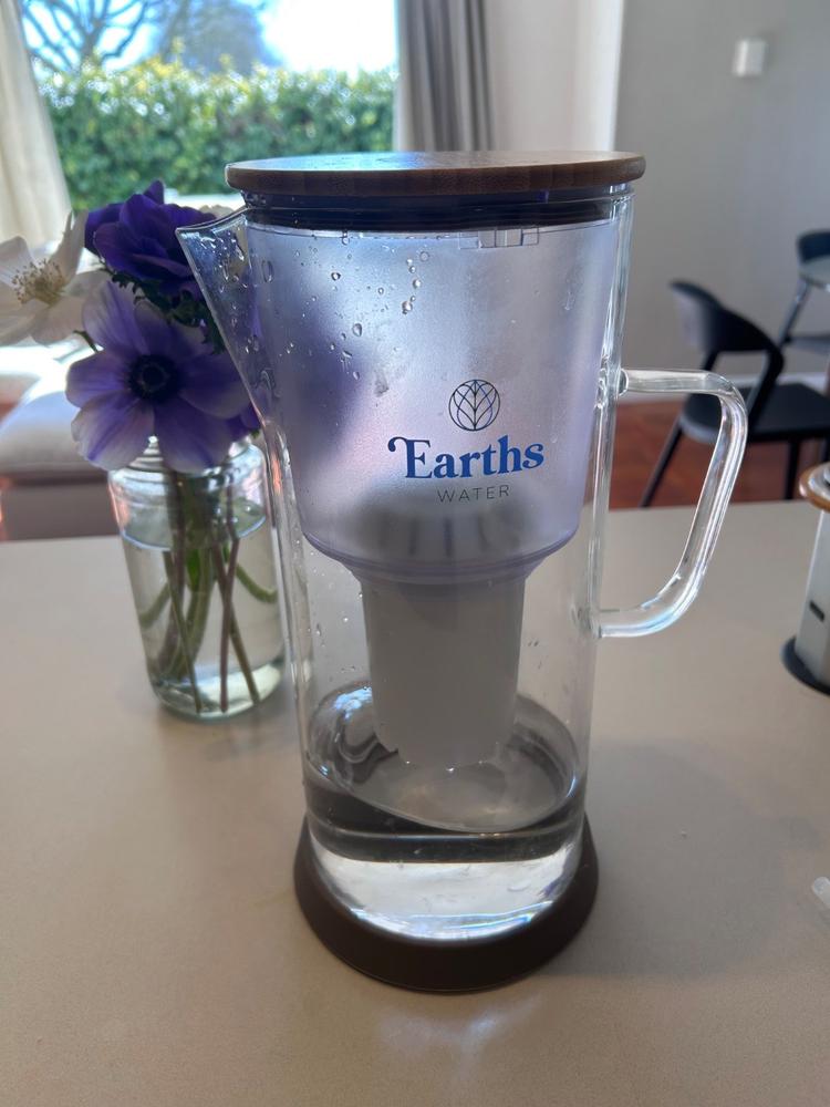 3.5L Glass Carafe Alkaline Water Filter - Natural - Customer Photo From Hannah-Rose Haimona