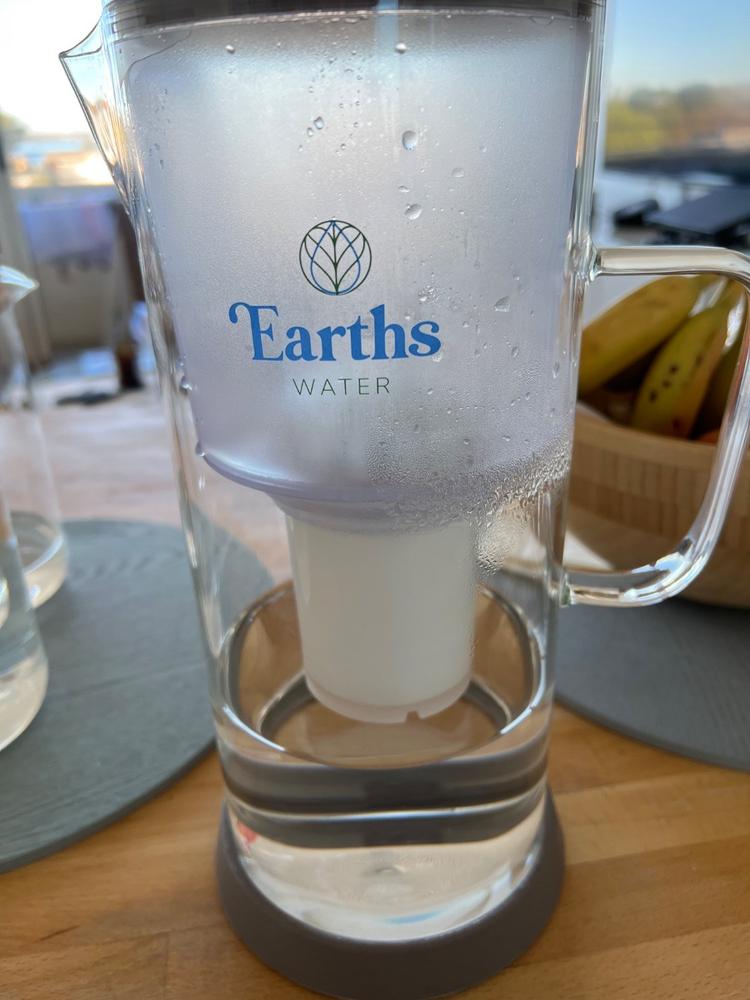3.5L Glass Carafe Alkaline Water Filter - Natural - Customer Photo From Kristine Gan