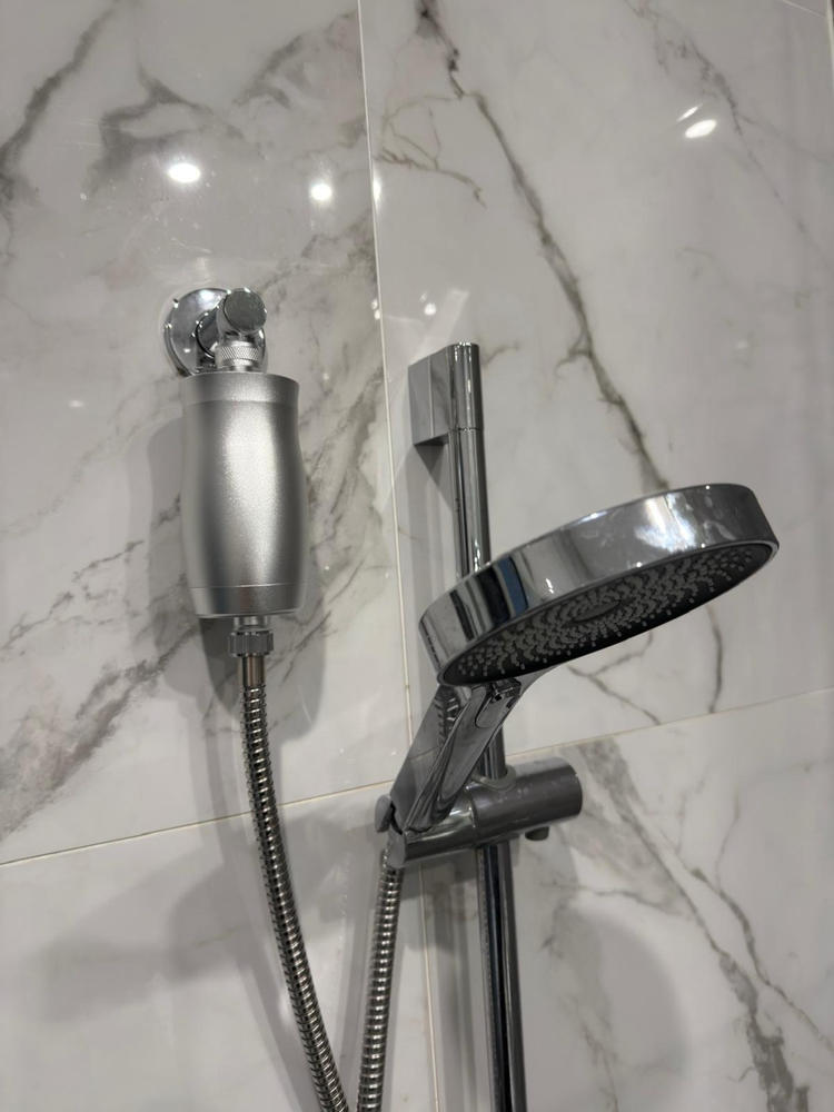 Premium Shower Filter Water Purifier & Water Softener - Silver - Customer Photo From Jin Chong
