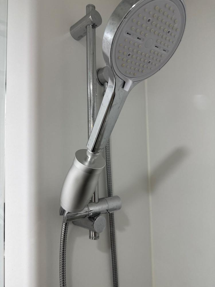 Premium Shower Filter Water Purifier & Water Softener - Silver - Customer Photo From Xu Yang