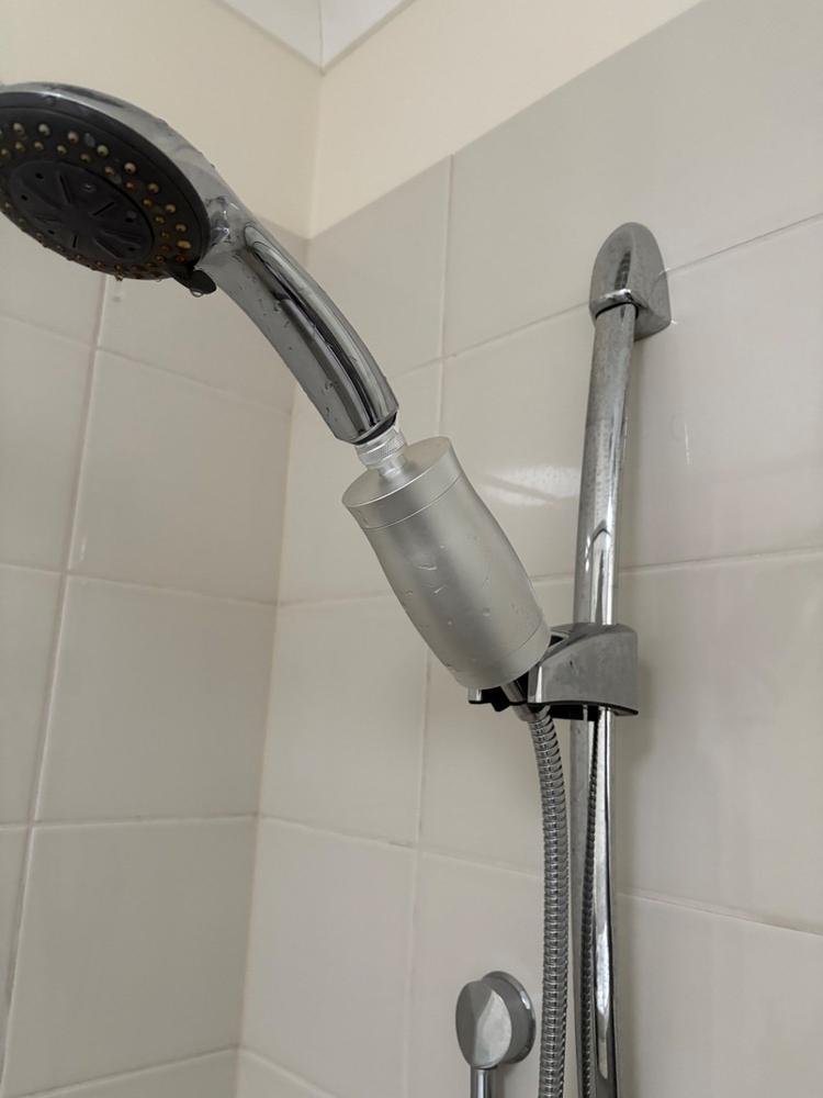 Premium Shower Filter Water Purifier & Water Softener - Silver - Customer Photo From Sahil Devgan