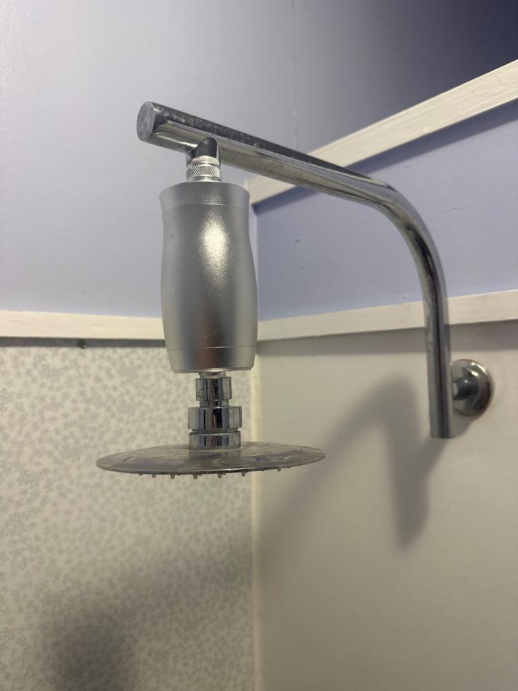 Premium Shower Filter Water Purifier & Water Softener - Silver - Customer Photo From Kevin Howlett