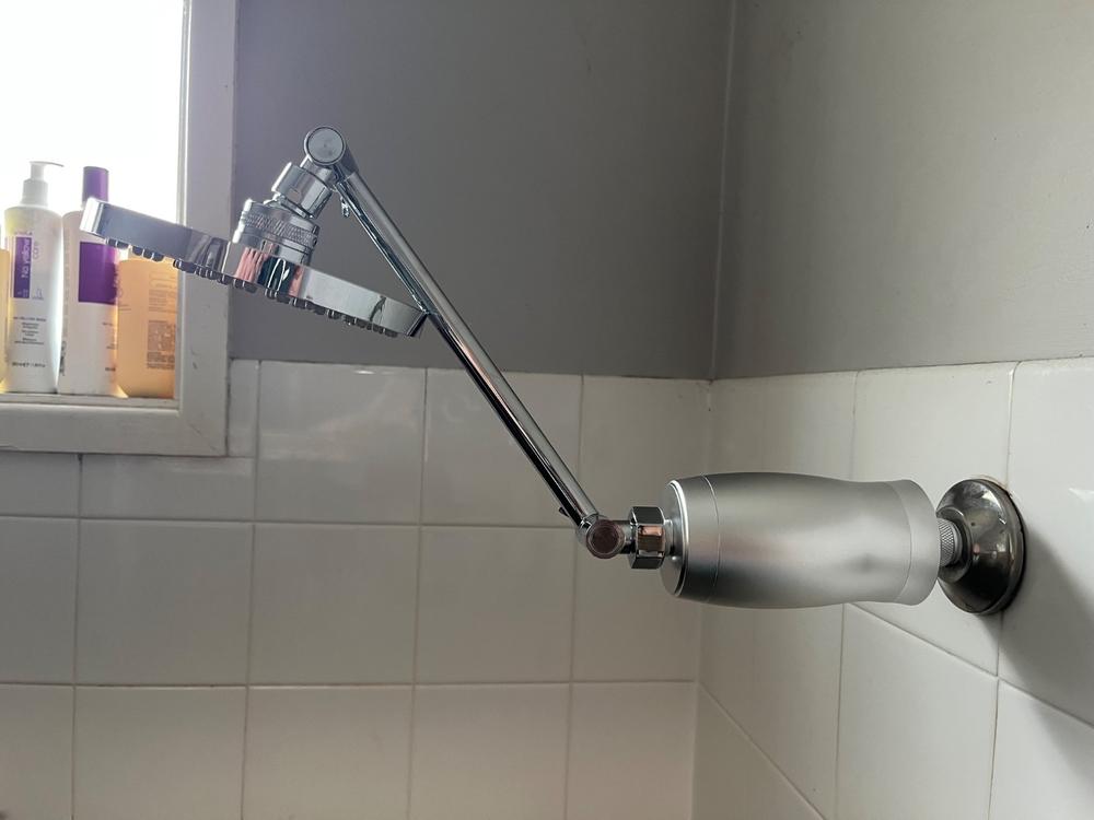 Premium Shower Filter Water Purifier & Water Softener - Silver - Customer Photo From Cathy Wagemans