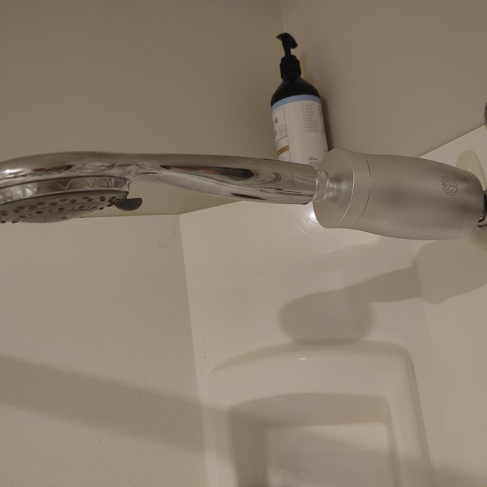 Premium Shower Filter Water Purifier & Water Softener - Silver - Customer Photo From Craig Munro