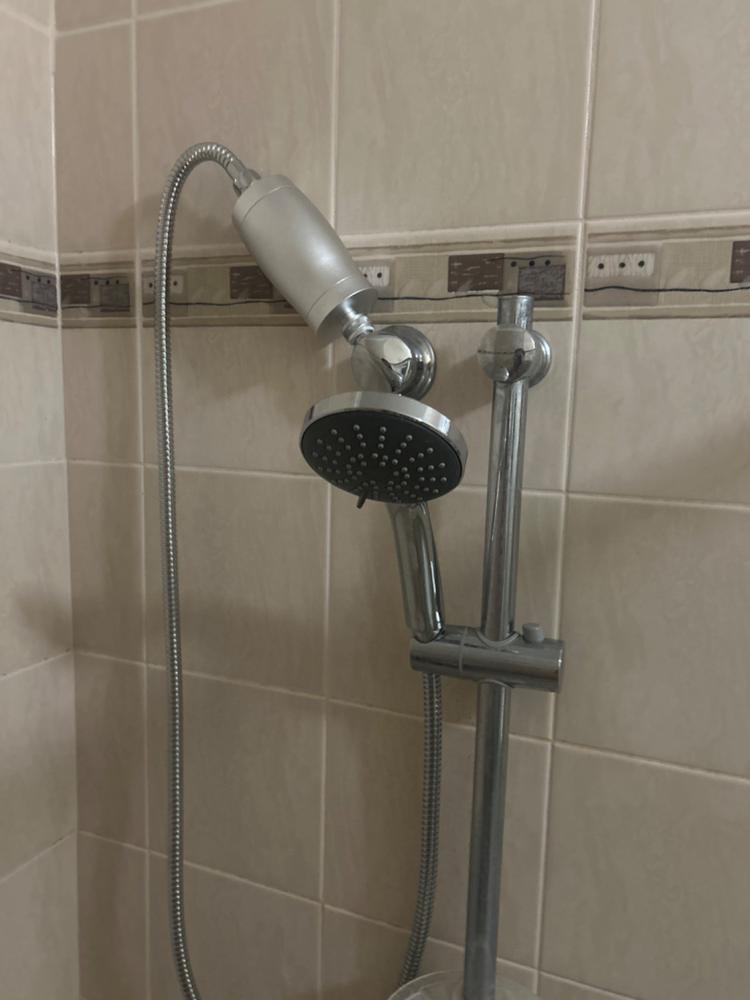 Premium Shower Filter Water Purifier & Water Softener - Silver - Customer Photo From whitney wong