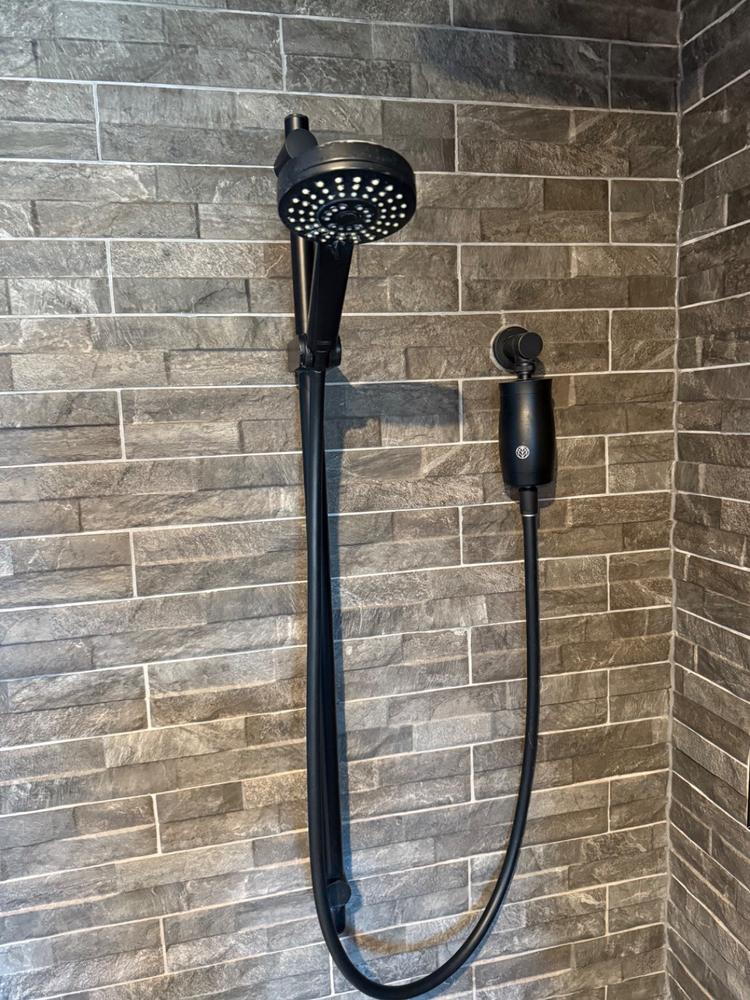 Premium Shower Filter Water Purifier & Water Softener - Black - Customer Photo From Kelly McPherson
