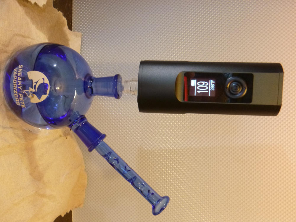 Arizer Air 2/Solo 2 Glass Adapter - Customer Photo From Barry Disbrow