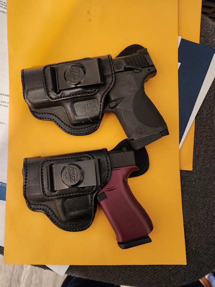 IP - Inside The Waistband Leather Holster - Fitted - Customer Photo From rudy choborda